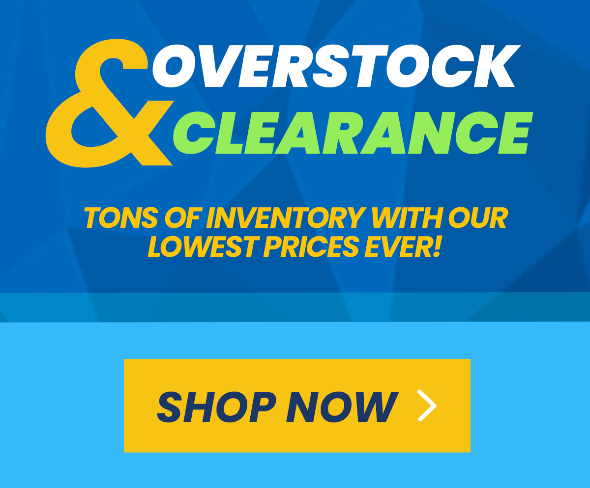 Overstock and Clearance Banner